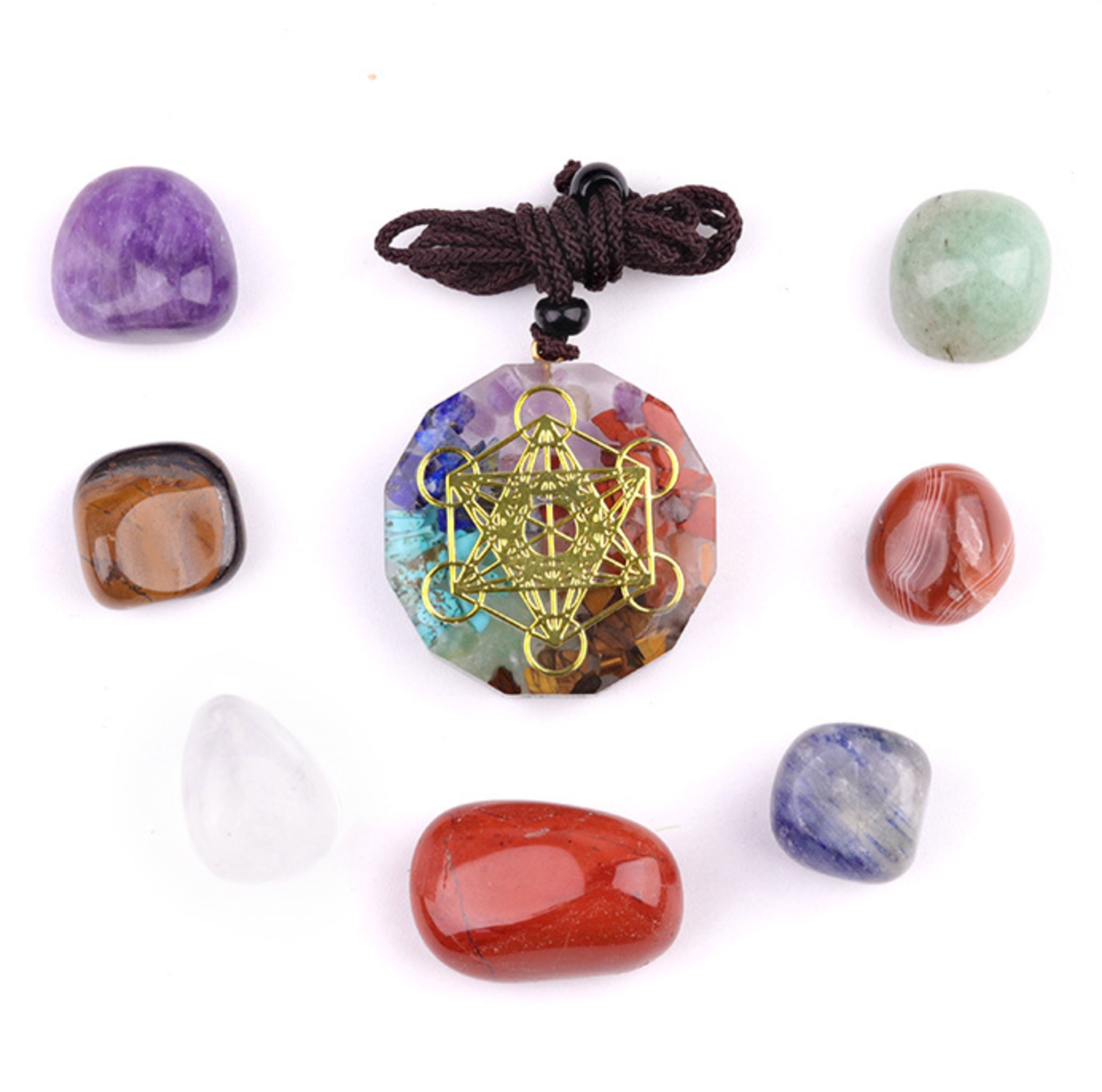 🌈 Chakra Awakening Stone Collection — Align Your Energy, Elevate Your Life