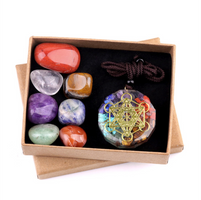 🌈 Chakra Awakening Stone Collection — Align Your Energy, Elevate Your Life