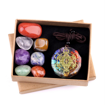 🌈 Chakra Awakening Stone Collection — Align Your Energy, Elevate Your Life