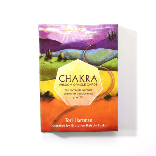 Chakra Wisdom Oracle Cards - designed to help you balance your energies, enhance your intuition, and navigate life’s challenges with confidence.